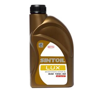 SINTOIL LUX 10W40 1л, п/синтетика, масло моторное
